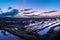 Beautiful sunrise over the Jatiluwih Rice Terraces.