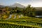 Beautiful sunrise over the Jatiluwih Rice Terraces in Bali.