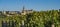 Beautiful sunrise village of Saint Emilion, Vineyard, Gironde