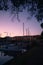 Beautiful Sunset Around Whangarei Port New Zealand