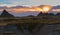 Beautiful Sunset Badlands National Park South Dakota