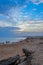 A Beautiful sunset with beautiful clouds & sunshine at hawksbay beach karachi pakistan