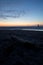 Beautiful sunset blue hours at South Haven Lighthouse Lake Michigan