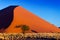 Beautiful sunset dunes and nature of Namib desert, Africa