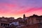 Beautiful sunset in Fez, Northern Morocco