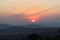 Beautiful sunset and golden hour in Sabie South Africa