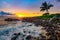 Beautiful sunset at the Grand Wailea in Maui