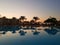 Beautiful sunset in Hurghada