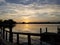 Beautiful sunset lake Sumter landing the Villages FL