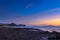 A beautiful sunset on the New Zealand coastline, north of Coromandel Town