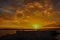 Beautiful Sunset Over Jetties in King Harbor, Redondo Beach, Los Angeles County, California