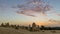 Beautiful sunset over the Pinnacles Desert, Western Australia