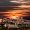 Beautiful Sunset at Parthenon, Acropolis of Athens, Vacations in