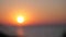 Beautiful sunset on the sea. Blur HD footage video motion