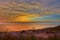 Beautiful Sunset at Sleeping Bear Dunes, Michigan, USA