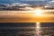 Beautiful sunset at St. Kilda Pier, Melbourne.