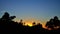 Beautiful sunset, summit of Gran canaria