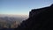 Beautiful Sunset / sunrise in Montserrat, Spain with mighty mountains and cliffs. Relligion place