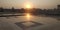 Beautiful sunset view in Ambedkar Park