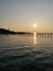 Beautiful sunset view in Mabul Island during a sunset dive. Mabul Island, Semporna. Sabah, Malaysia. Borneo.