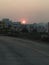 Beautiful sunset view in Pune Maharashtra