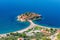 Beautiful Sveti Stefan islet near Budva, Montenegro