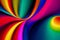 A beautiful Swirl Background. Spectrum Spiral. A Mesmerizing Color Swirl Background. Copy space. Generative AI