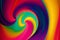 A beautiful Swirl Background. Spectrum Spiral. A Mesmerizing Color Swirl Background. Copy space. Generative AI