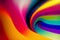A beautiful Swirl Background. Spectrum Spiral. A Mesmerizing Color Swirl Background. Copy space. Generative AI