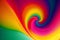 A beautiful Swirl Background. Spectrum Spiral. A Mesmerizing Color Swirl Background. Copy space. Generative AI