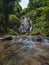 Beautiful Taeno Waterfall in Ambon, Maluku, Indonesia