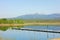 The beautiful tagish river in the yukon territories