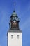 Beautiful and tall church tower in Skelleftea