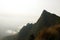 beautiful tall rock mountain top view in kerala india