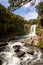 Beautiful Tawhai Falls waterfall