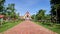 Beautiful temple in Ayutthaya Historical Park. Wihan Phra Mongkhon Bophit.