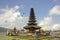The beautiful temple in bedugul lake Bali, Indonesia