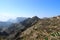 Beautiful terrace agricultural landscape in the Al Hajar mountain plateau - Oman