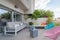 Beautiful terrace with colorful decoration in a Madrid downtown apartment