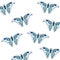 Beautiful texture animal print - butterflies. Wings of the insect are light blue with a beautiful indigo pattern.