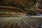 A beautiful textured of the Nakee Cave at Phu Langka National Park, Ban Phaeng District Nakhon Phanom Province, Thailand