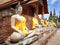 A beautiful of Thailand temple pagodas and Buddha statute in that old historical`s Thailand country