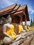 A beautiful Thailand temples, pagodas and Buddha statute in old historical`s Thailand country