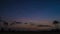 Beautiful time lapse sunset twilight night sky and star trail