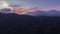 Beautiful timelapse of twilight in mountains in Thailand