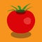 A Beautiful Tomato Vegetable Vector Art Design