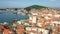 Beautiful top view of the historic city of Split, Croatia