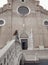 Beautiful tourist girl visiting famous landmark of Basilica Santa Maria Gloriosa dei Frari, Venice Italy