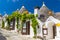 Beautiful town of Alberobello with trulli houses, main turistic