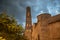 The beautiful town of Areopoli with traditional architectural buildings and stoned houses in Laconia, Greece